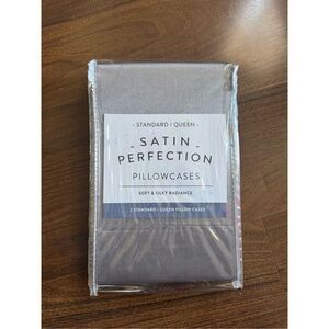 Satin Perfection Grey Satin Pillowcase